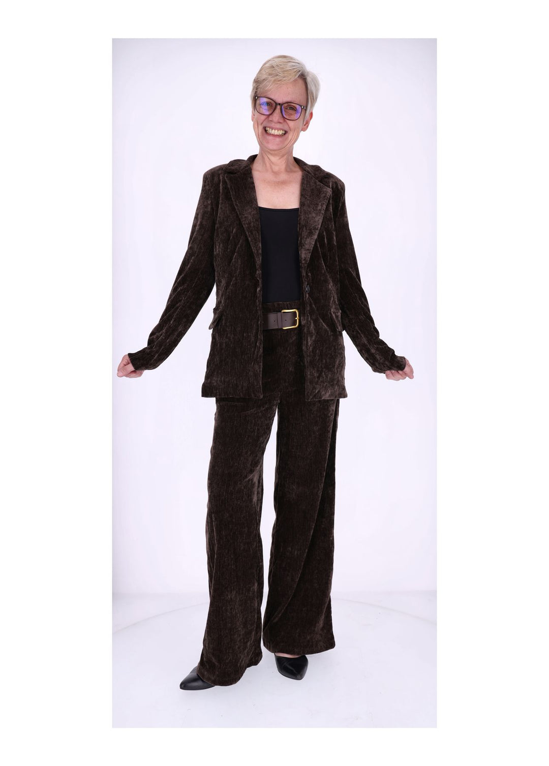 Hose Damen Samtqualität