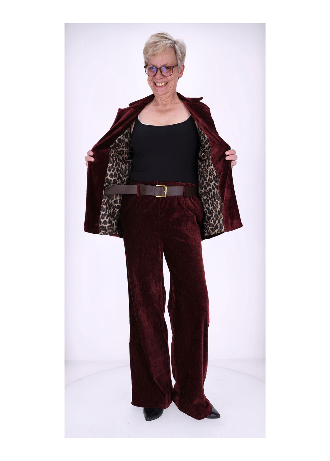 Hose Damen Samtqualität