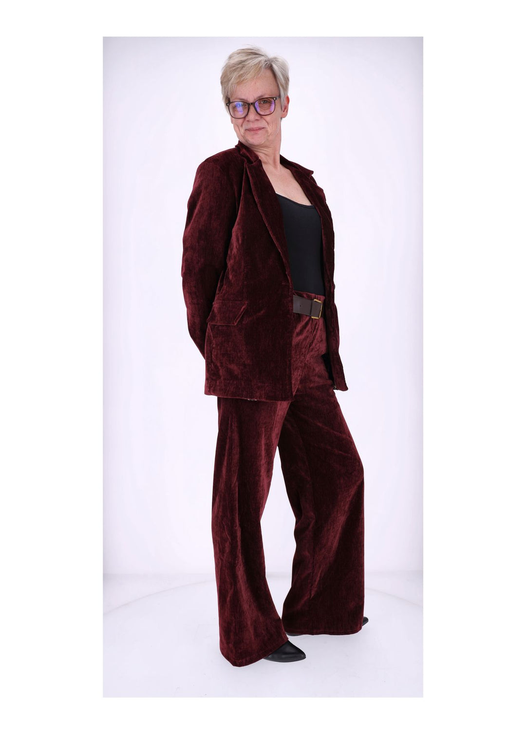 Hose Damen Samtqualität