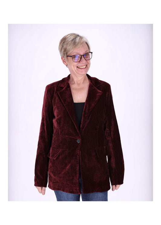 Blazer Samtqualität