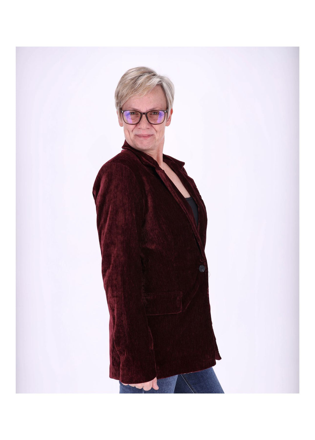 Blazer Samtqualität