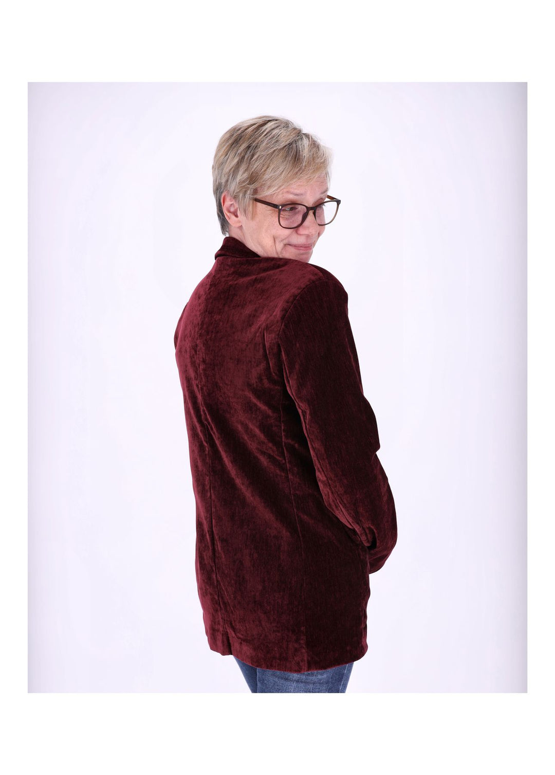 Blazer Samtqualität