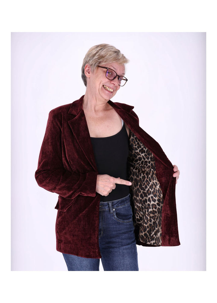 Blazer Samtqualität