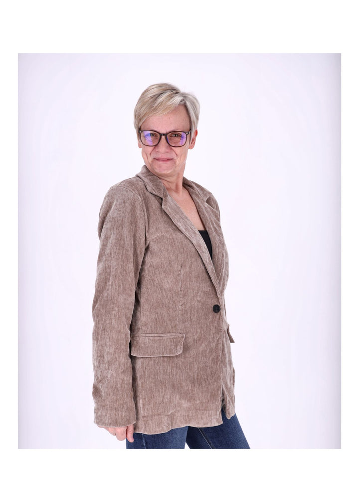 Blazer Samtqualität