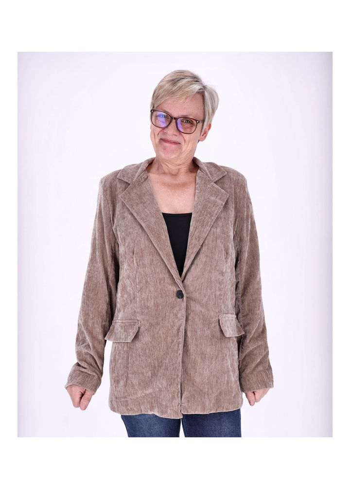 Blazer Samtqualität