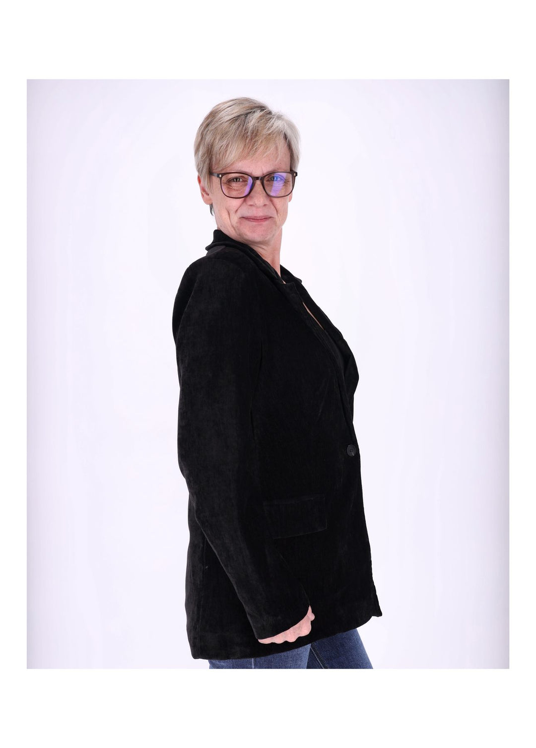 Blazer Samtqualität