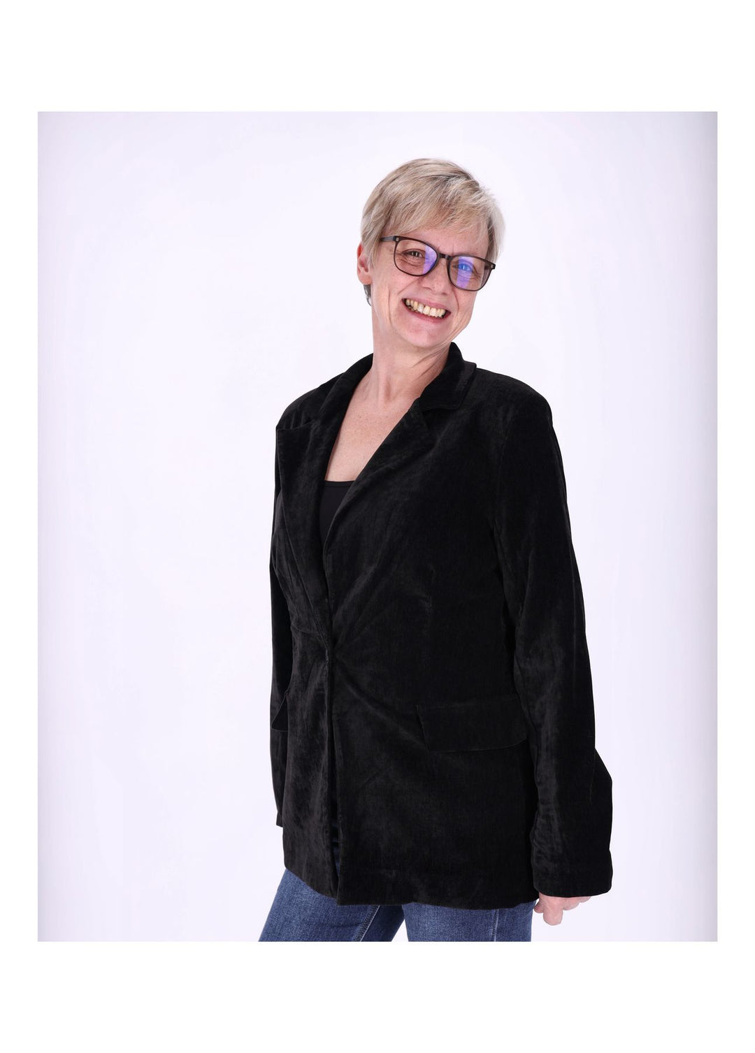 Blazer Samtqualität