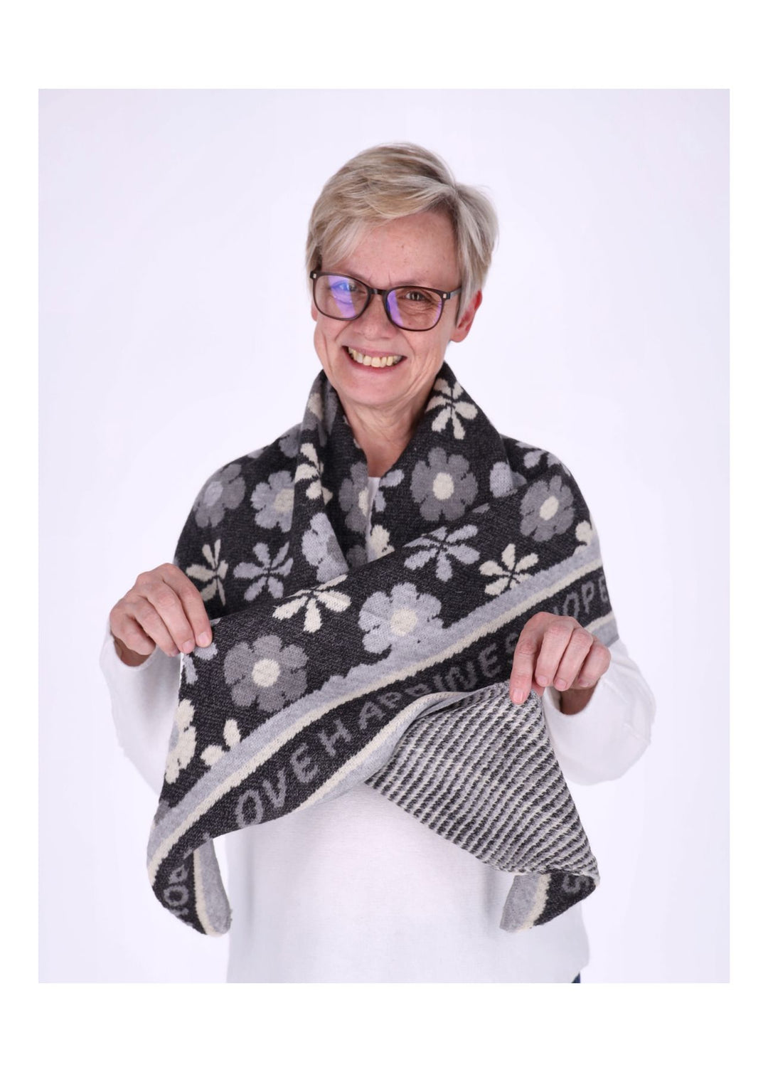 Dreieckstuch AOP Blüte