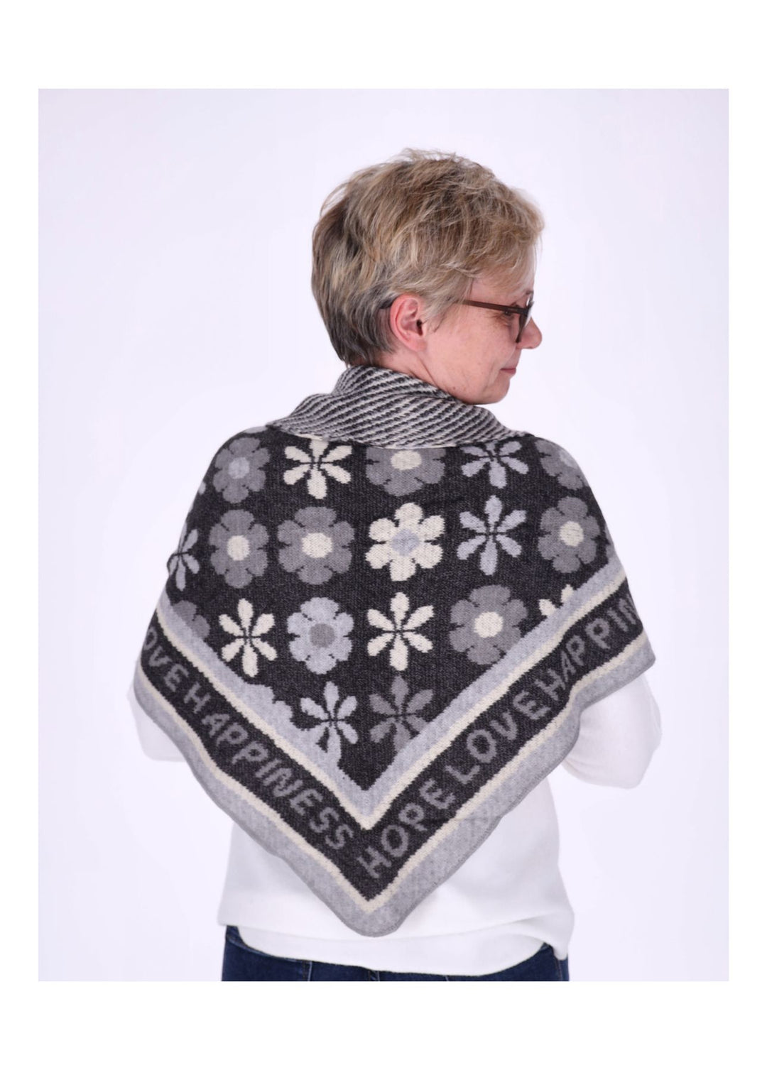 Dreieckstuch AOP Blüte