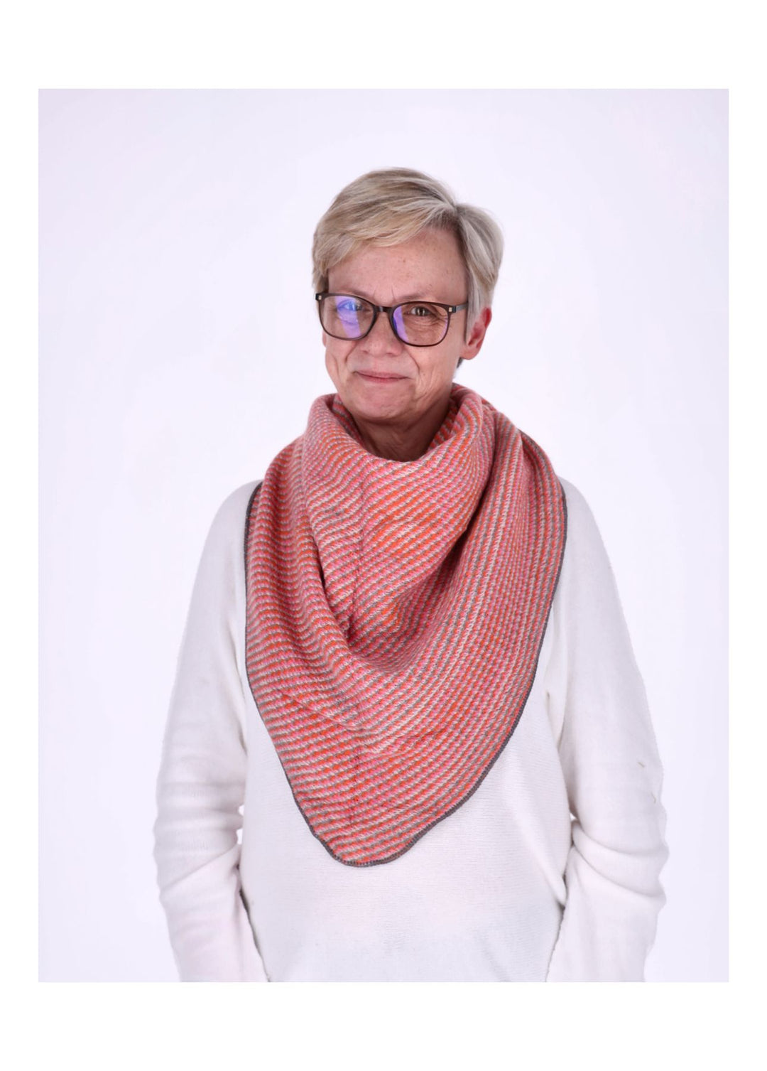 Dreieckstuch AOP Blüte