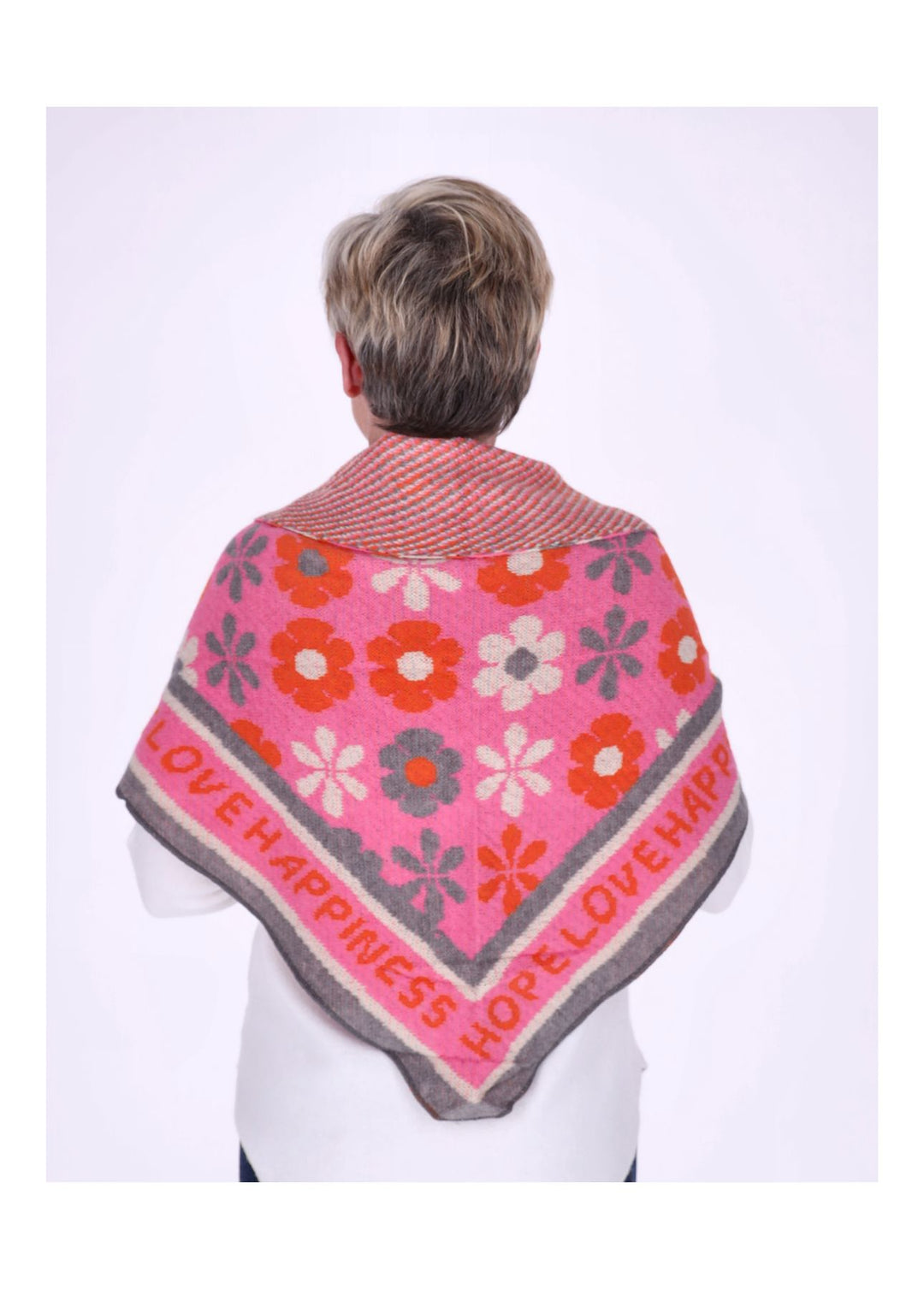 Dreieckstuch AOP Blüte