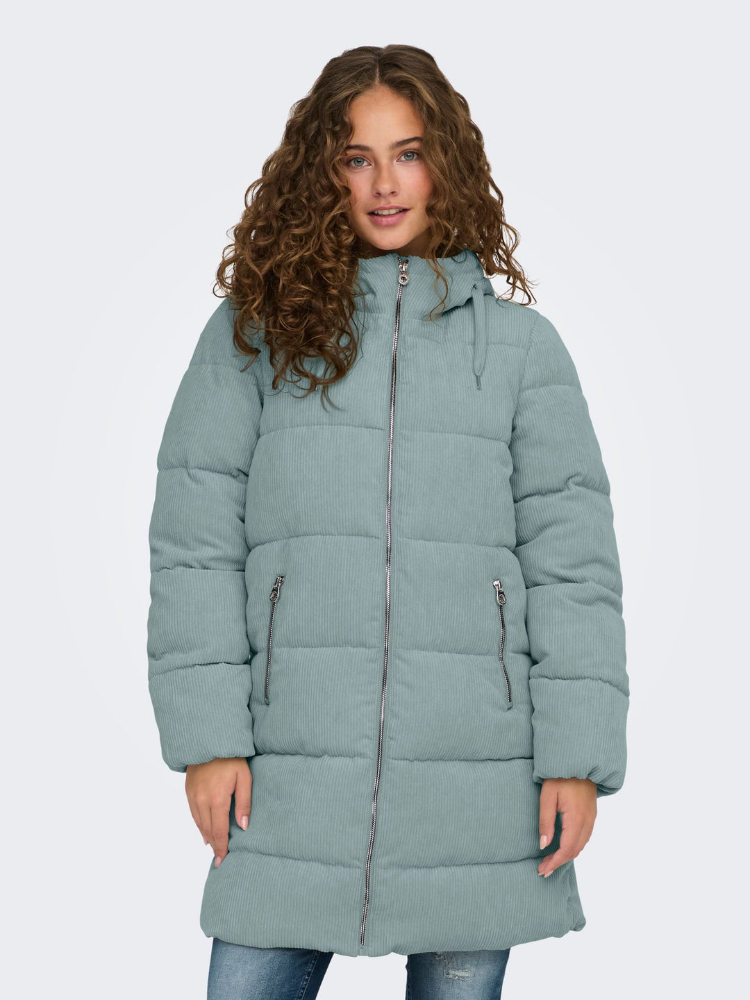 Damen ONLDOLLY LONG CORDUROY PUFFER OTW