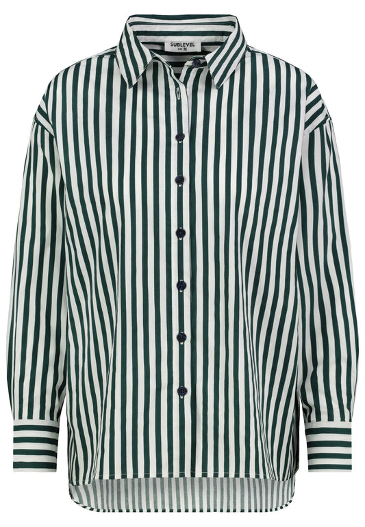 Damen DOB Hemdbluse, überschnittene Schul