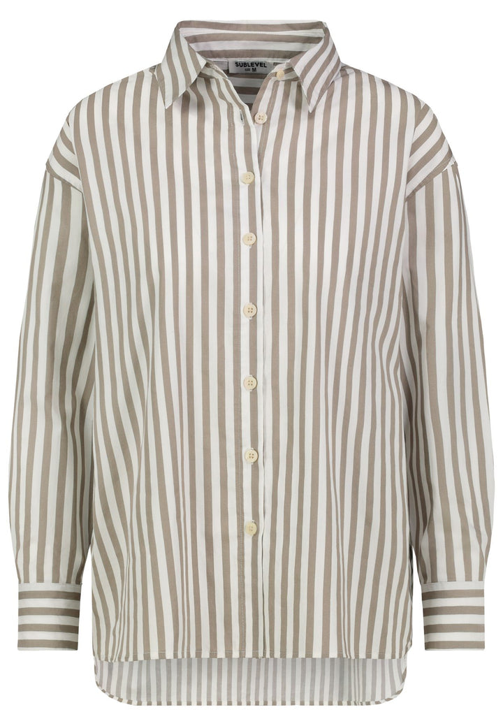 Damen DOB Hemdbluse, überschnittene Schul