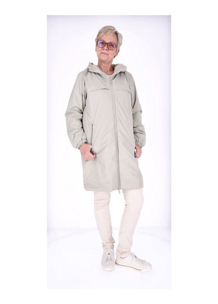 Ladies PU Jacket-Woven