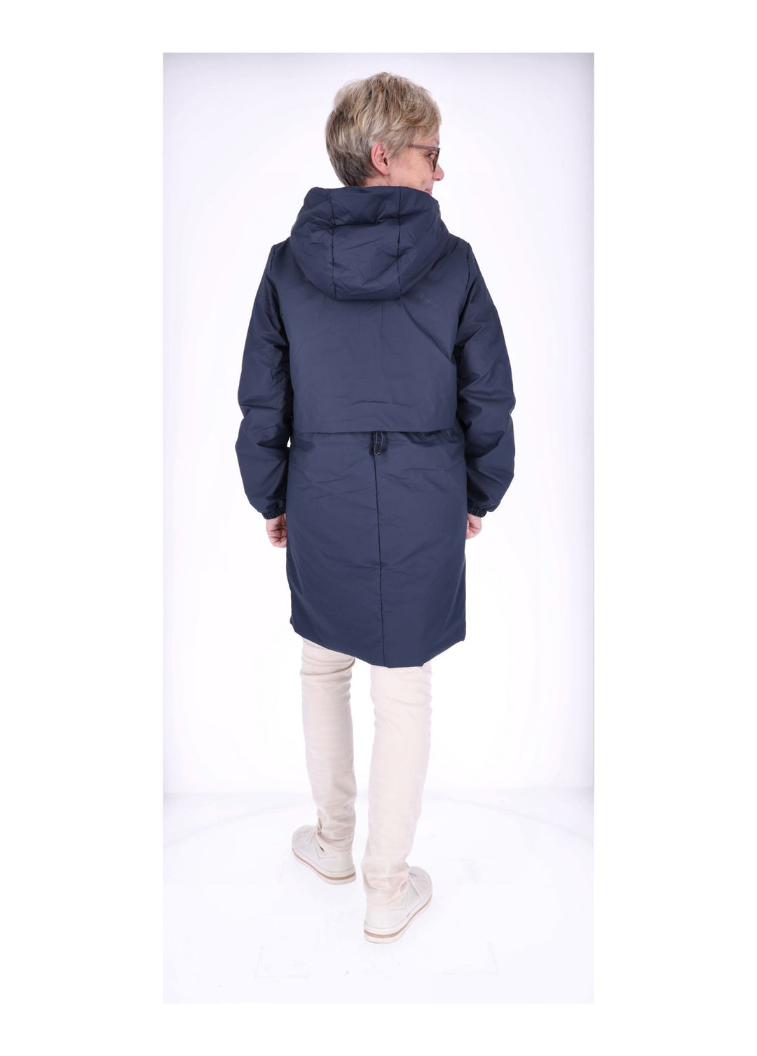 Ladies PU Jacket-Woven