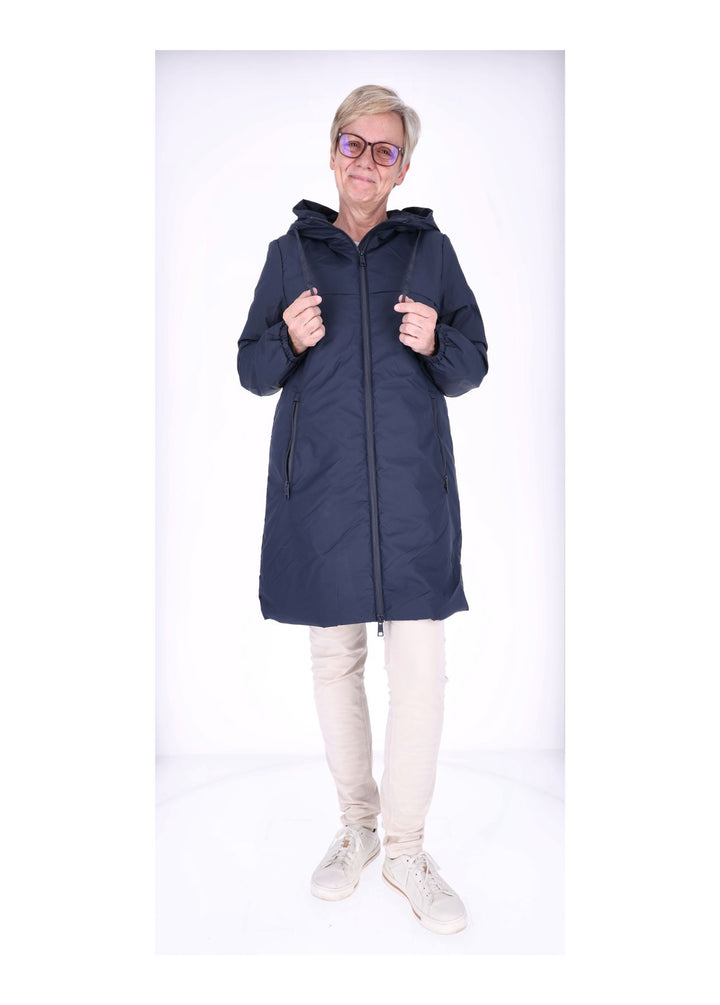 Ladies PU Jacket-Woven