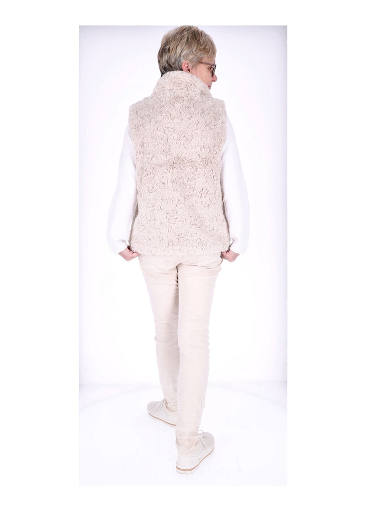 Ladies Bodywarmer-Fake Fur, Florentine