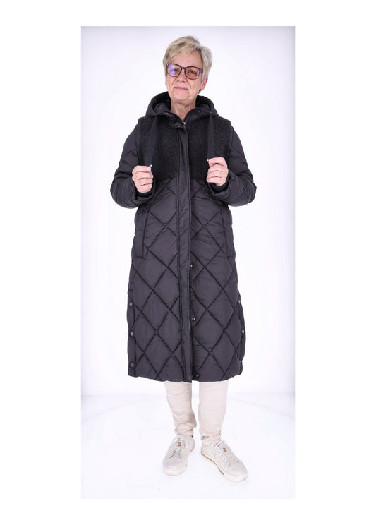 Ladies Jacket white Teddy-Knitted