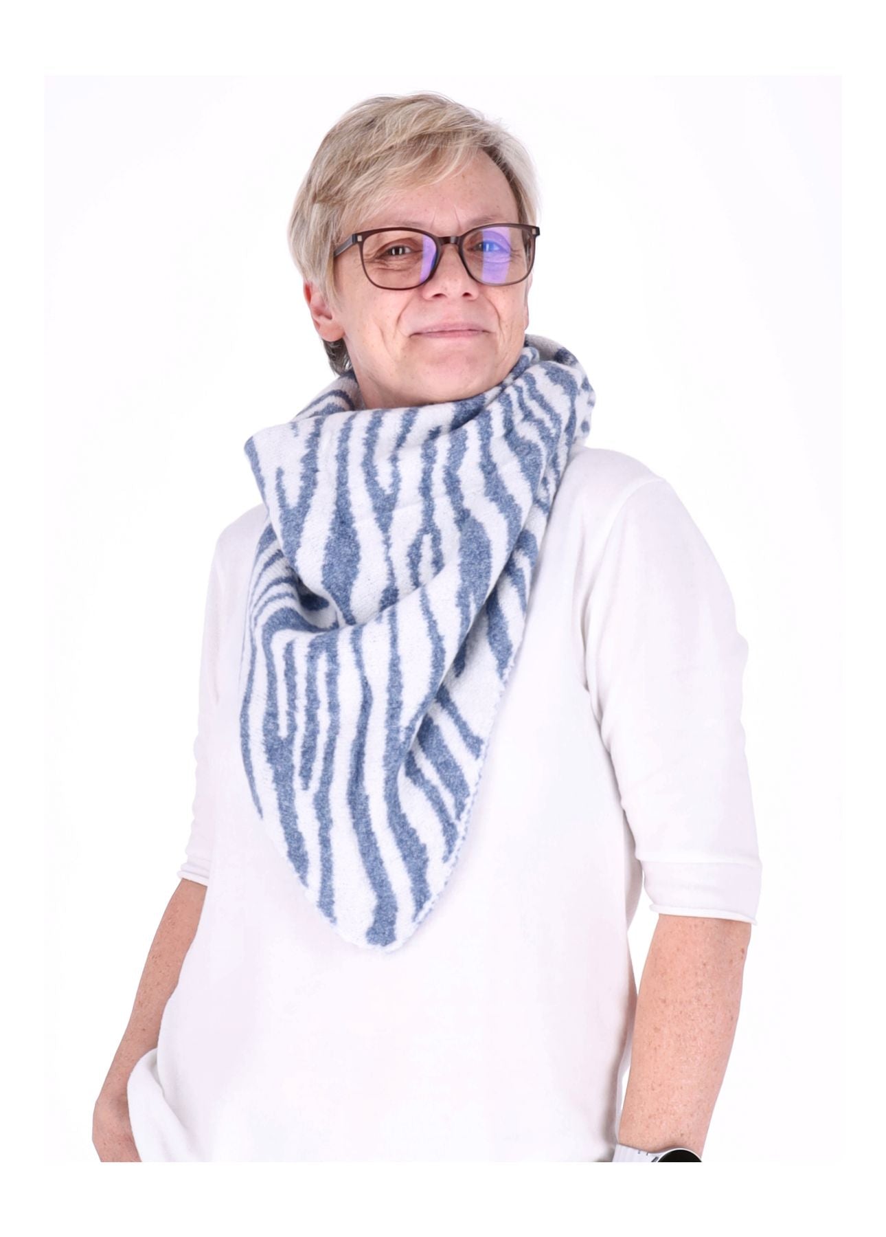 Dreieckstuch AOP Zebra