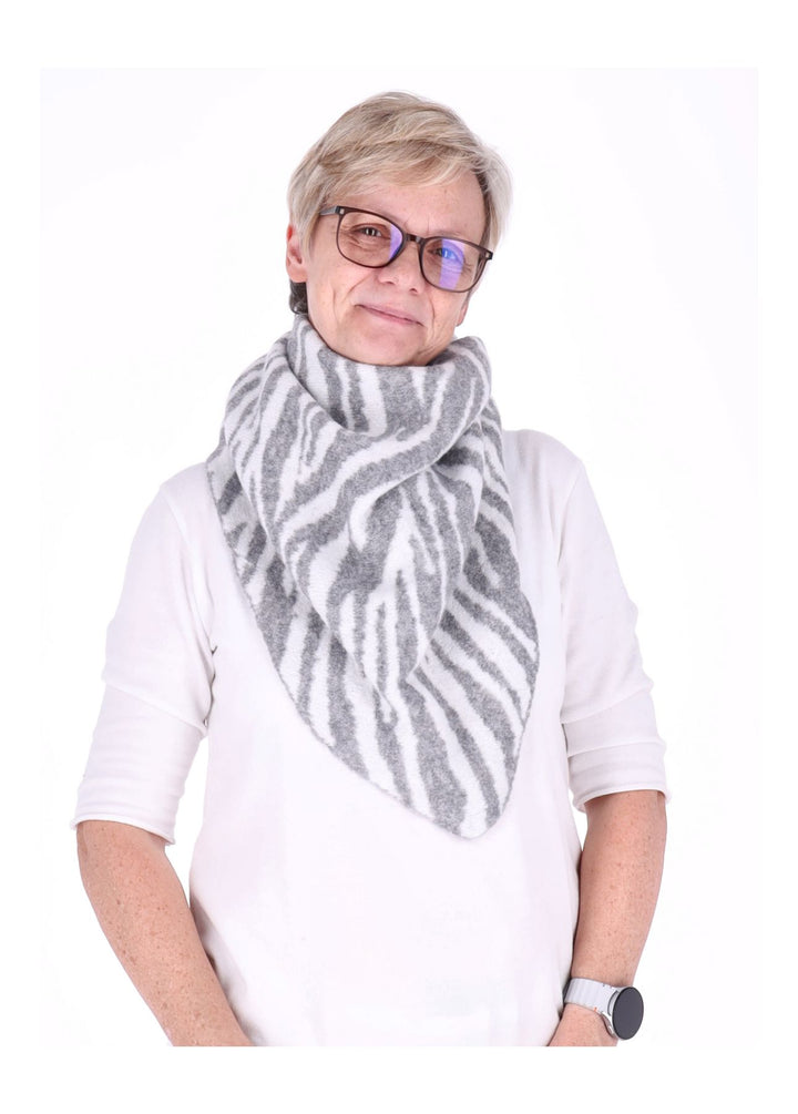 Dreieckstuch AOP Zebra