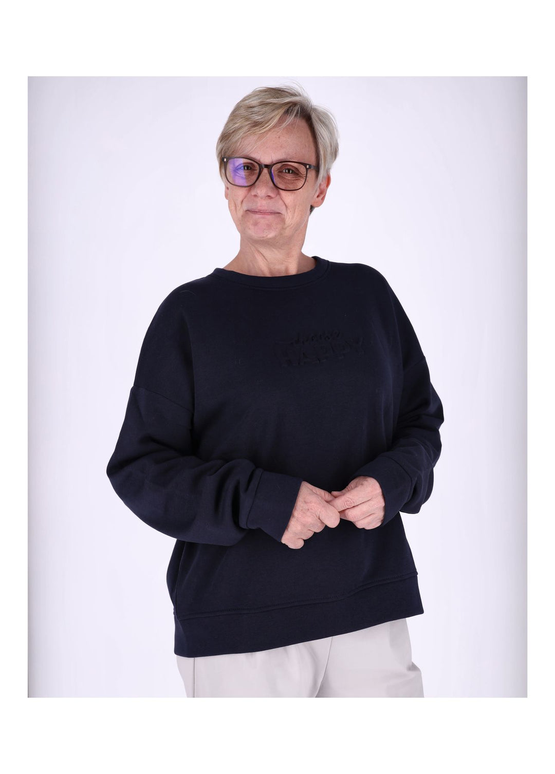 Ladies Sweatshirt Knitted