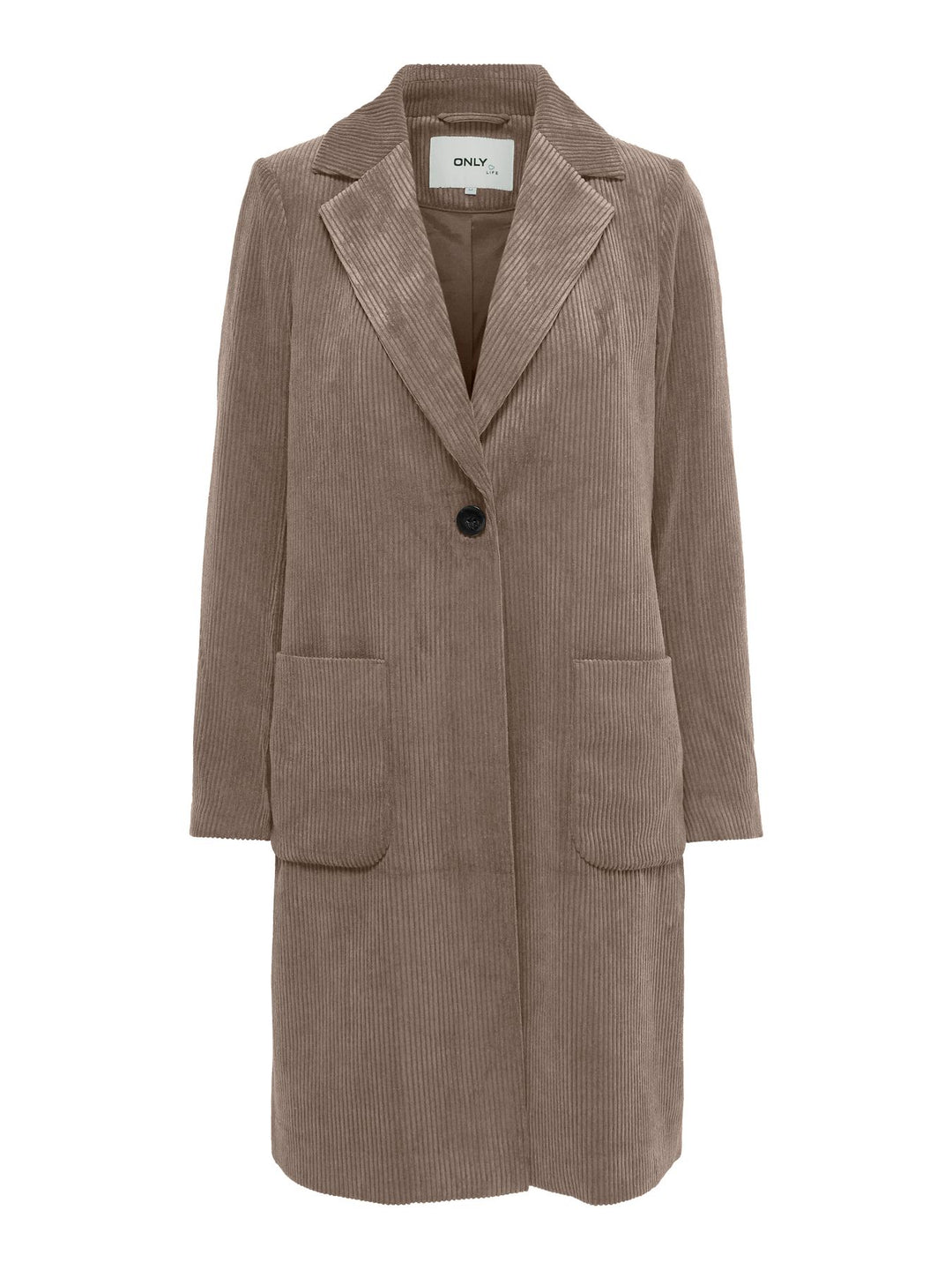 Damen ONLASTRID CORDOROY COAT CS OTW Fossil