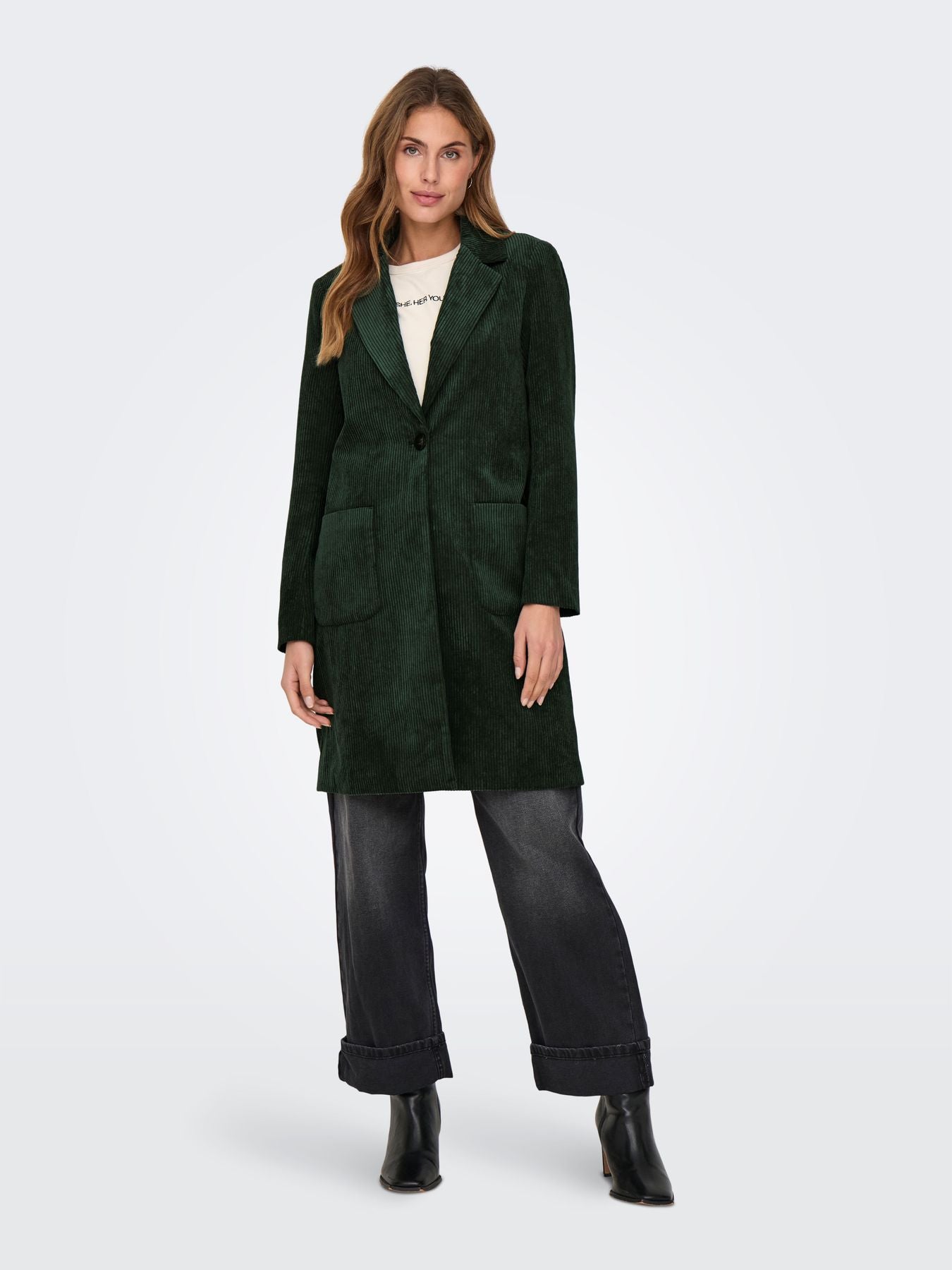 Damen ONLASTRID CORDOROY COAT CS OTW