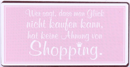WER SAGT, DASS MAN GLUeCK NICHT