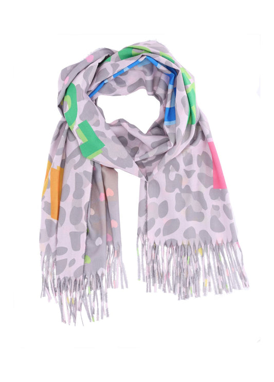Schal Fransen AOP Leo Love
