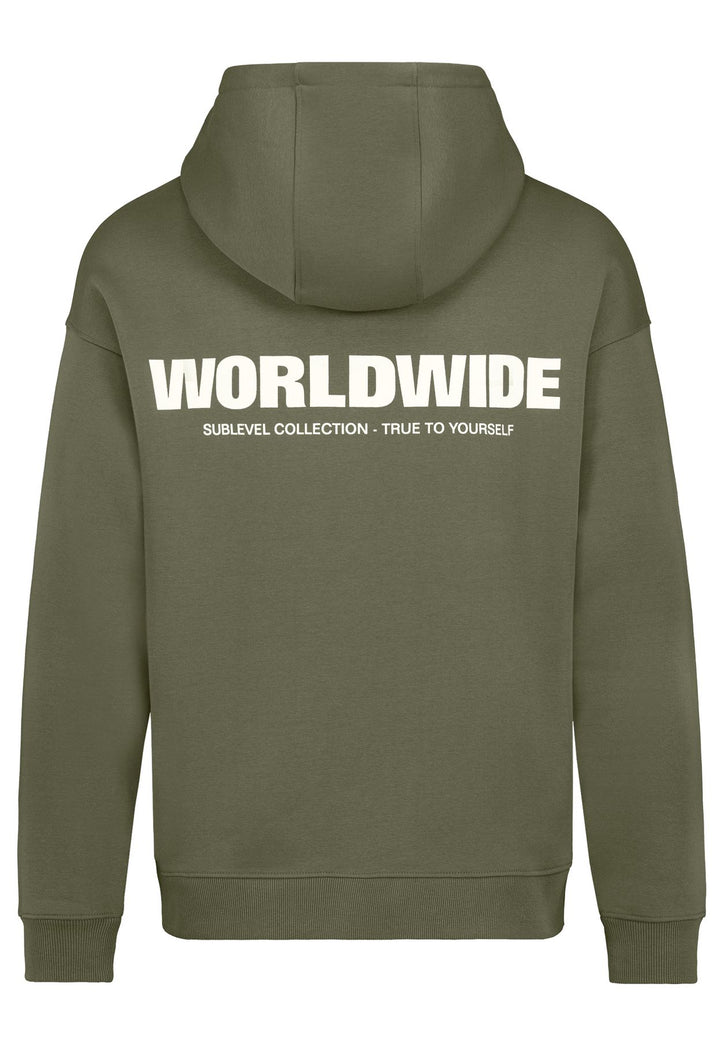 Herren HAKA Sweat,Kapuze,überschnittene