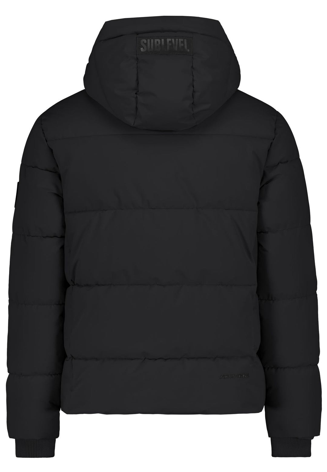 Herren HAKA Steppjacke, Kapuze und Saum mi