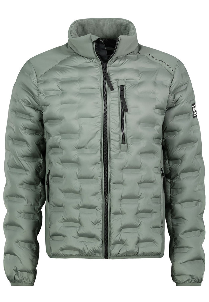 Herren HAKA Steppjacke,spezielle Absteppun