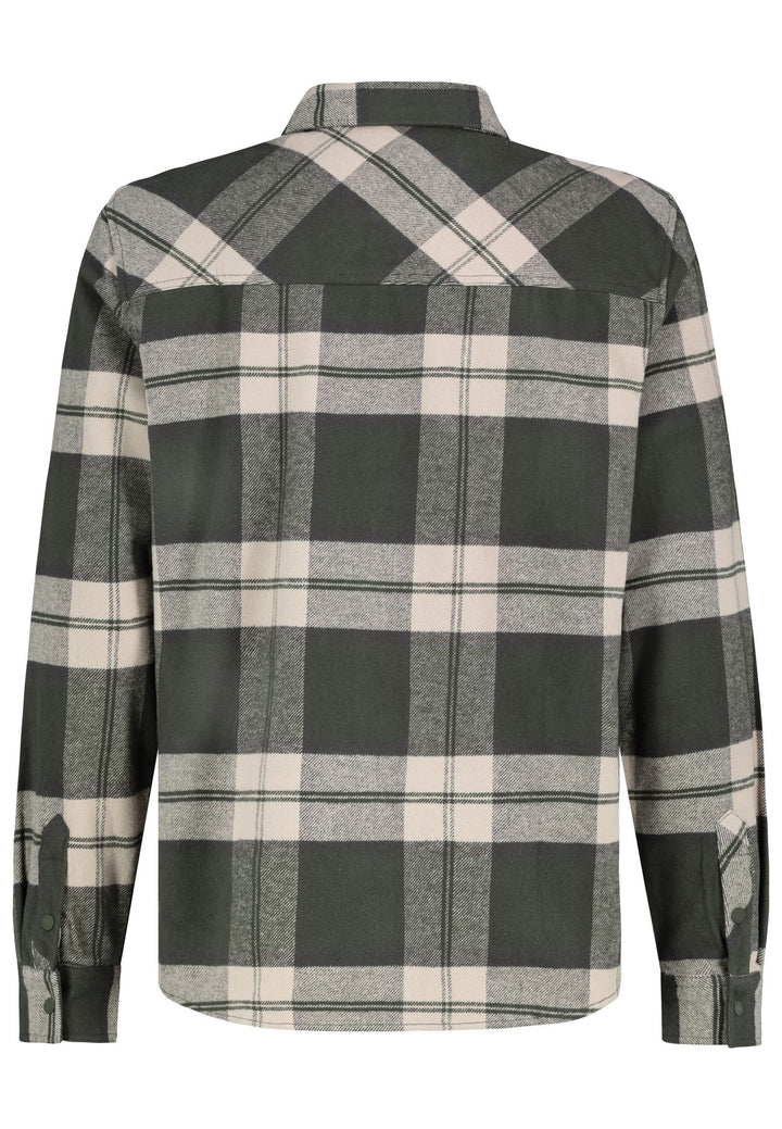 Herren HAKA brushed twill Hemdjacke mit Br