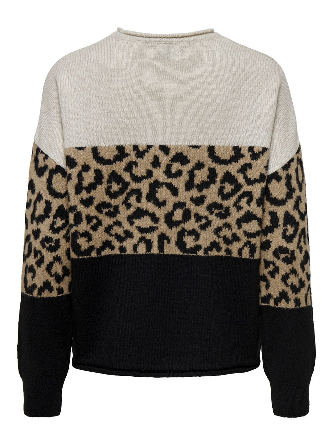 Damen ONLJADE ANIMAL LS O-NECK KNT NOOS