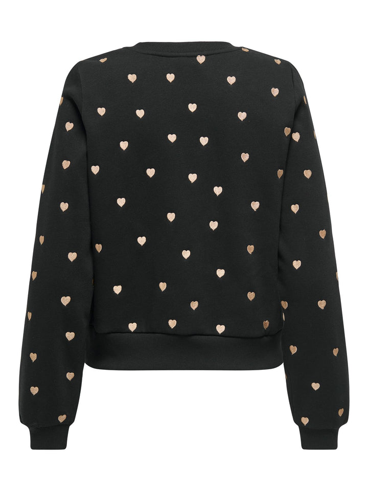 Damen ONLATIKA L/S O-NECK GLITTER EMB. BO