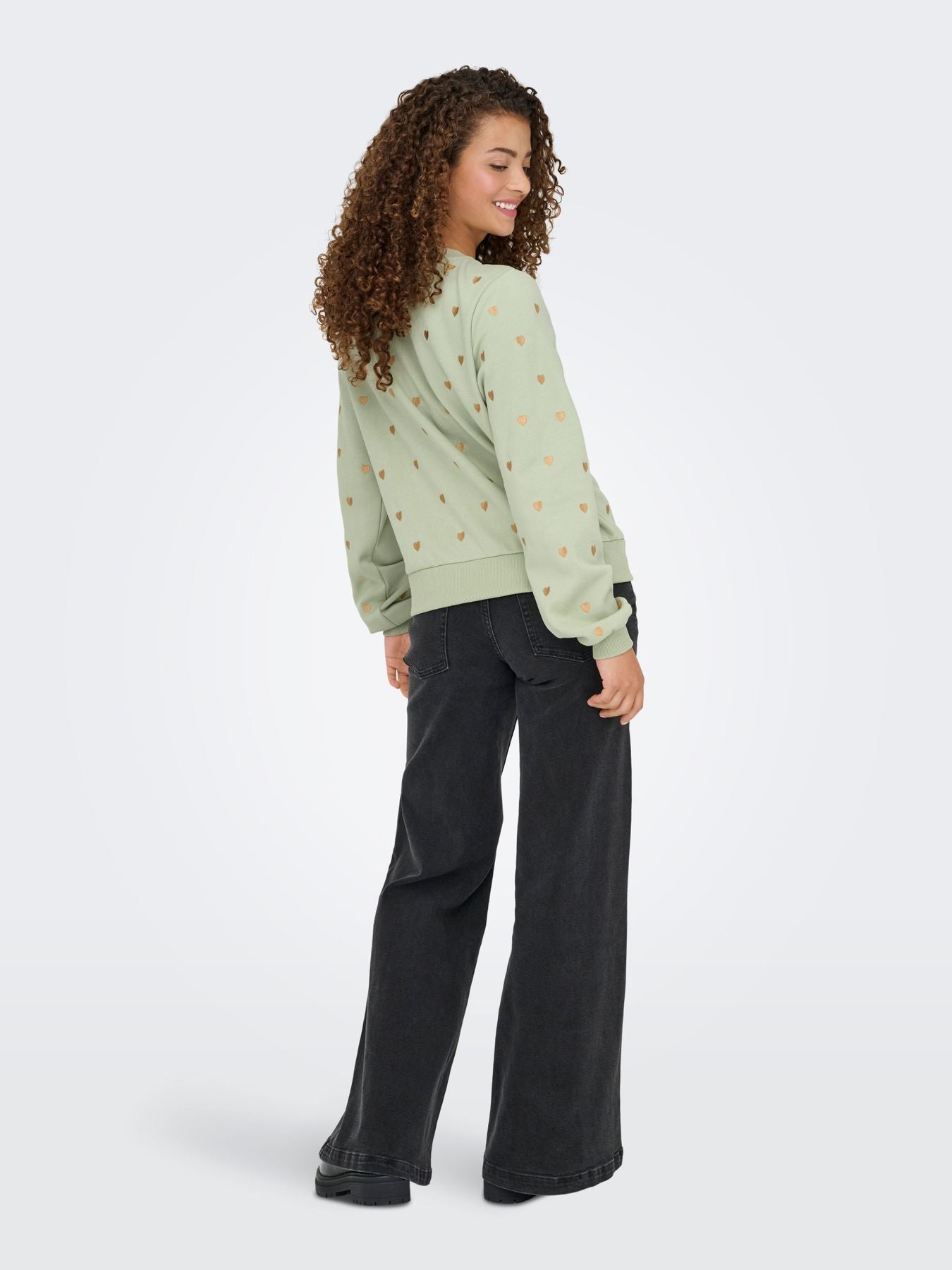 Damen ONLATIKA L/S O-NECK GLITTER EMB. BO
