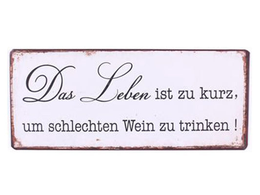 DAS LEBEN IST ZU KURZ...