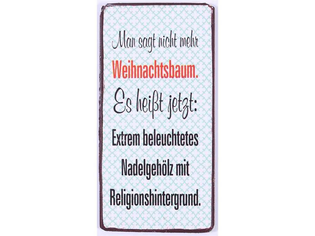 Man sagt nicht mehr Weihnachtsbaum