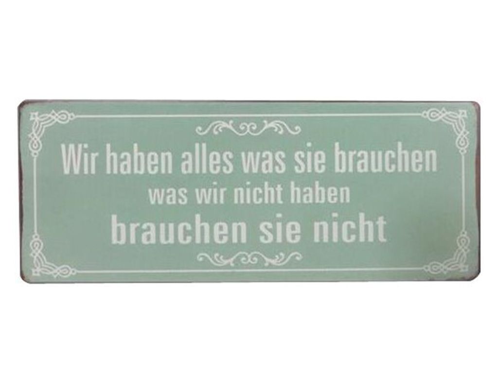 Wir haben alles was Sie brauchen