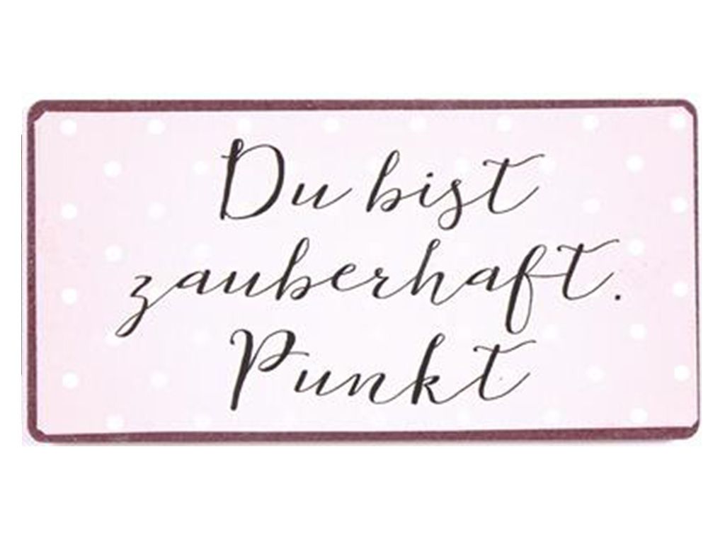 DU BIST ZAUBERHAFT PUNKT