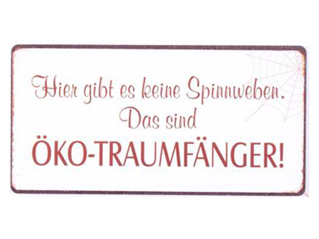 HIER GIBT ES KEINE SPINNWEBEN...