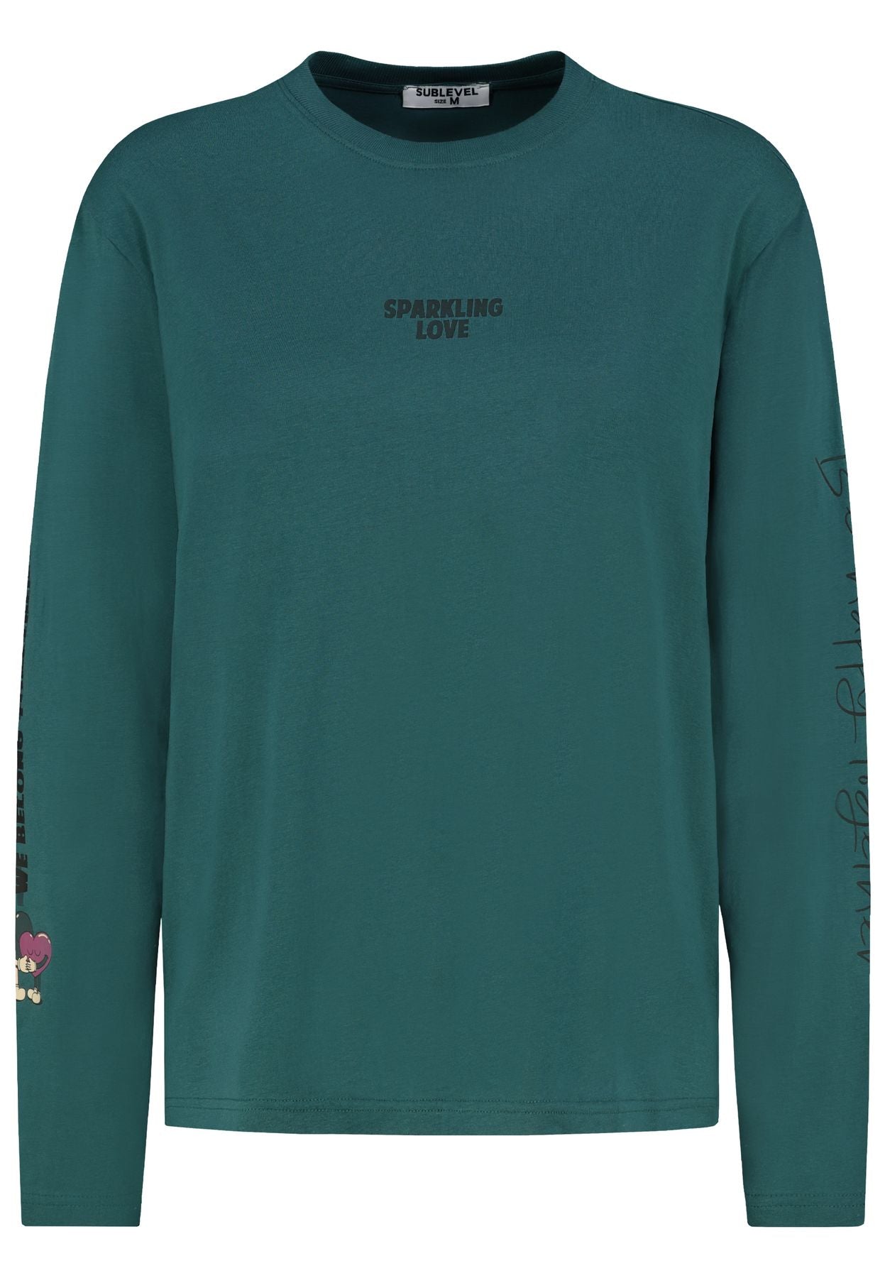 Damen DOB langarm T-shirt, lockerer Schni
