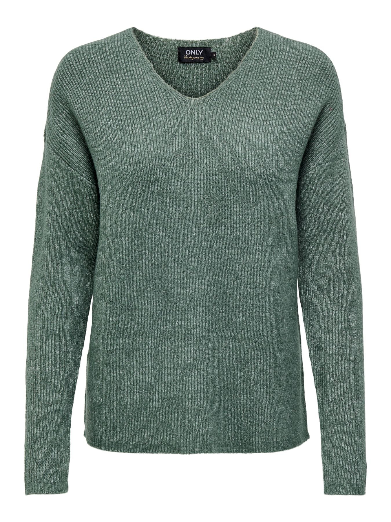 Damen ONLCAMILLA V-NECK L/S PULLOVER KNT