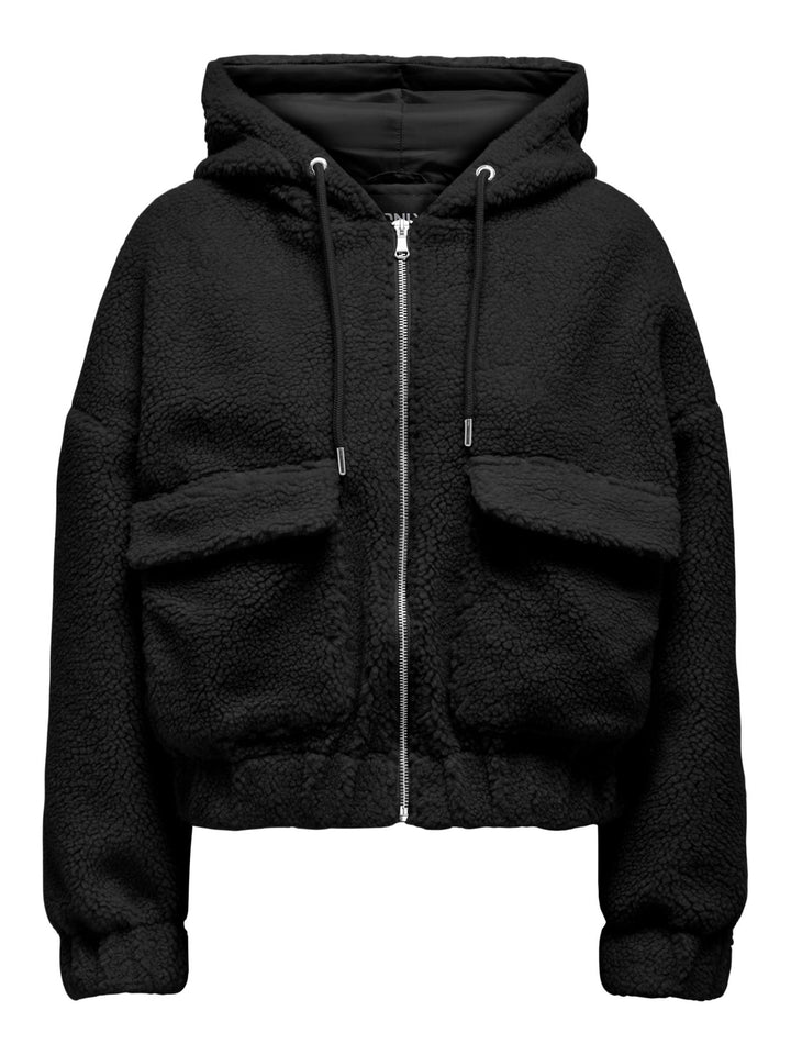 Damen ONLTANJA TEDDY HOOD JACKET OTW NOOS