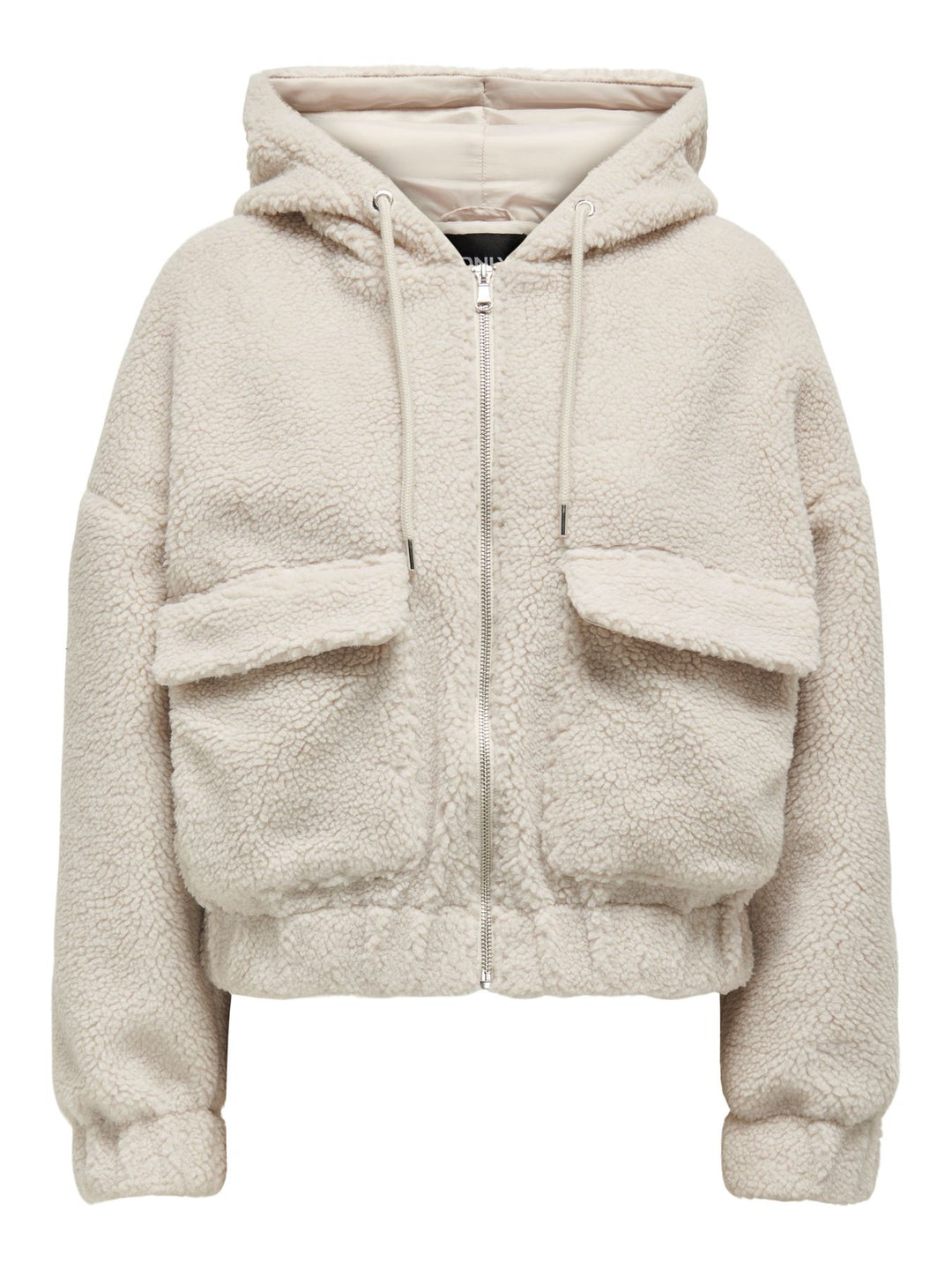 Damen ONLTANJA TEDDY HOOD JACKET OTW NOOS Beige