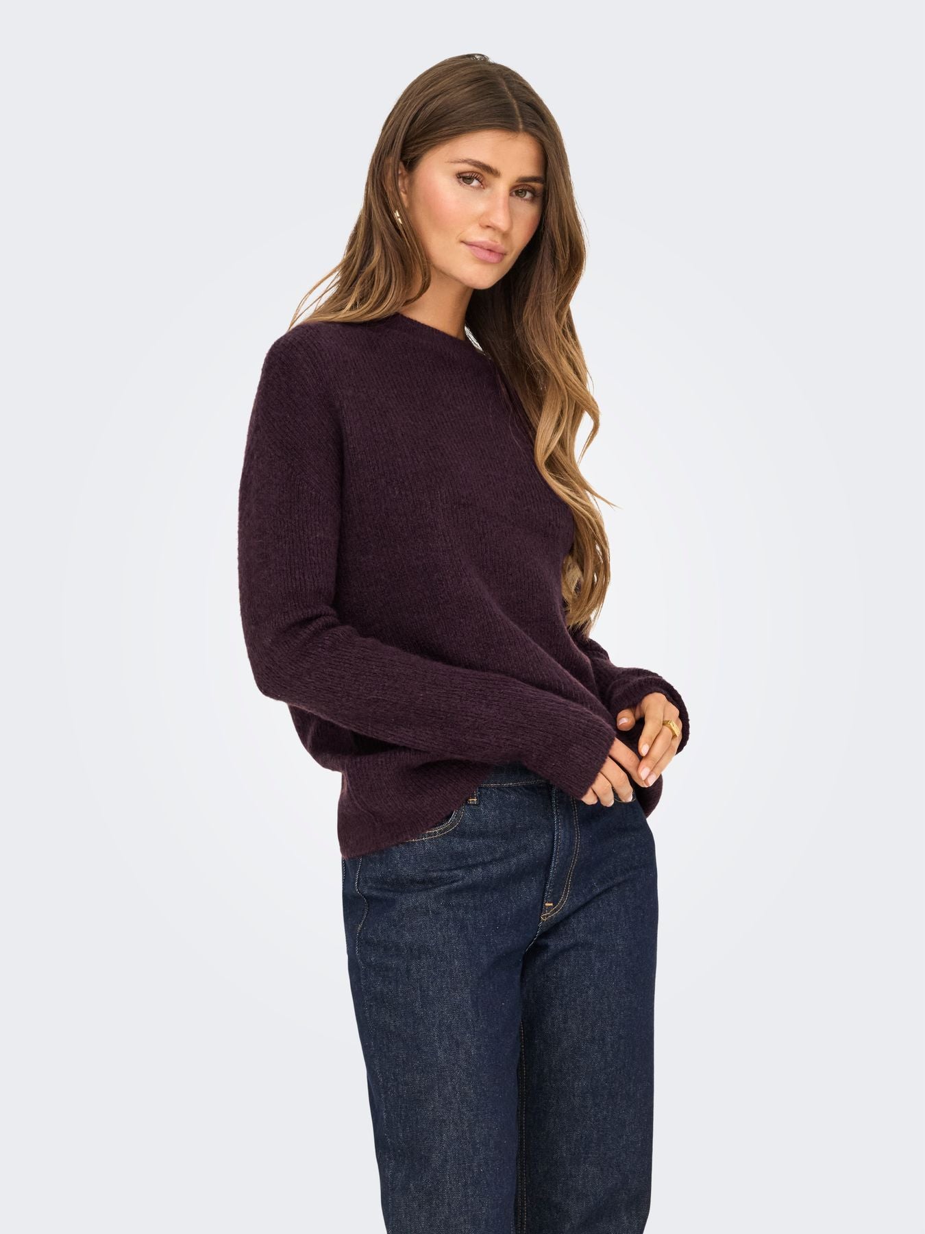 Damen ONLCAMILLA O-NECK L/S PULLOVER NOOS