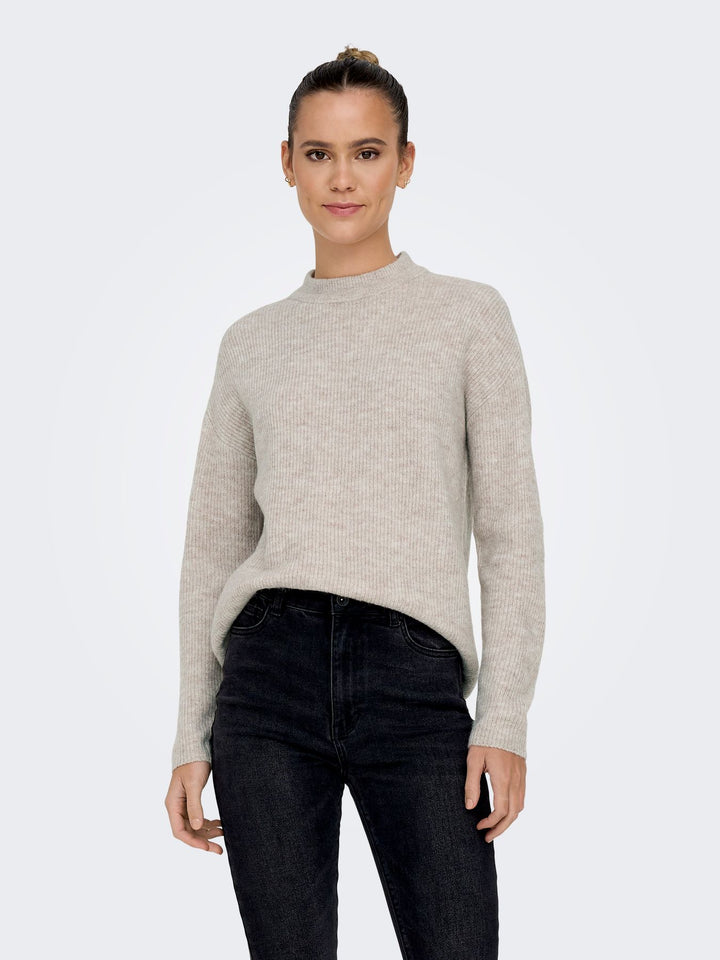 Damen ONLCAMILLA O-NECK L/S PULLOVER NOOS