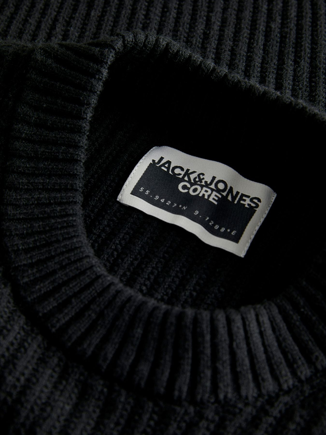 Herren JCOGRID KNIT CREW NECK