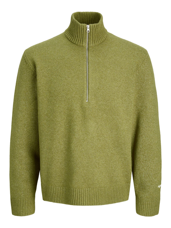 Herrren JORNORREBRO KNIT HALF ZIP SN
